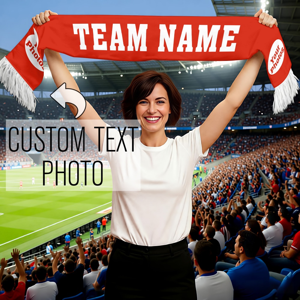 Party Games Name - 1 Stück personalisierter Fan-Schal – mit