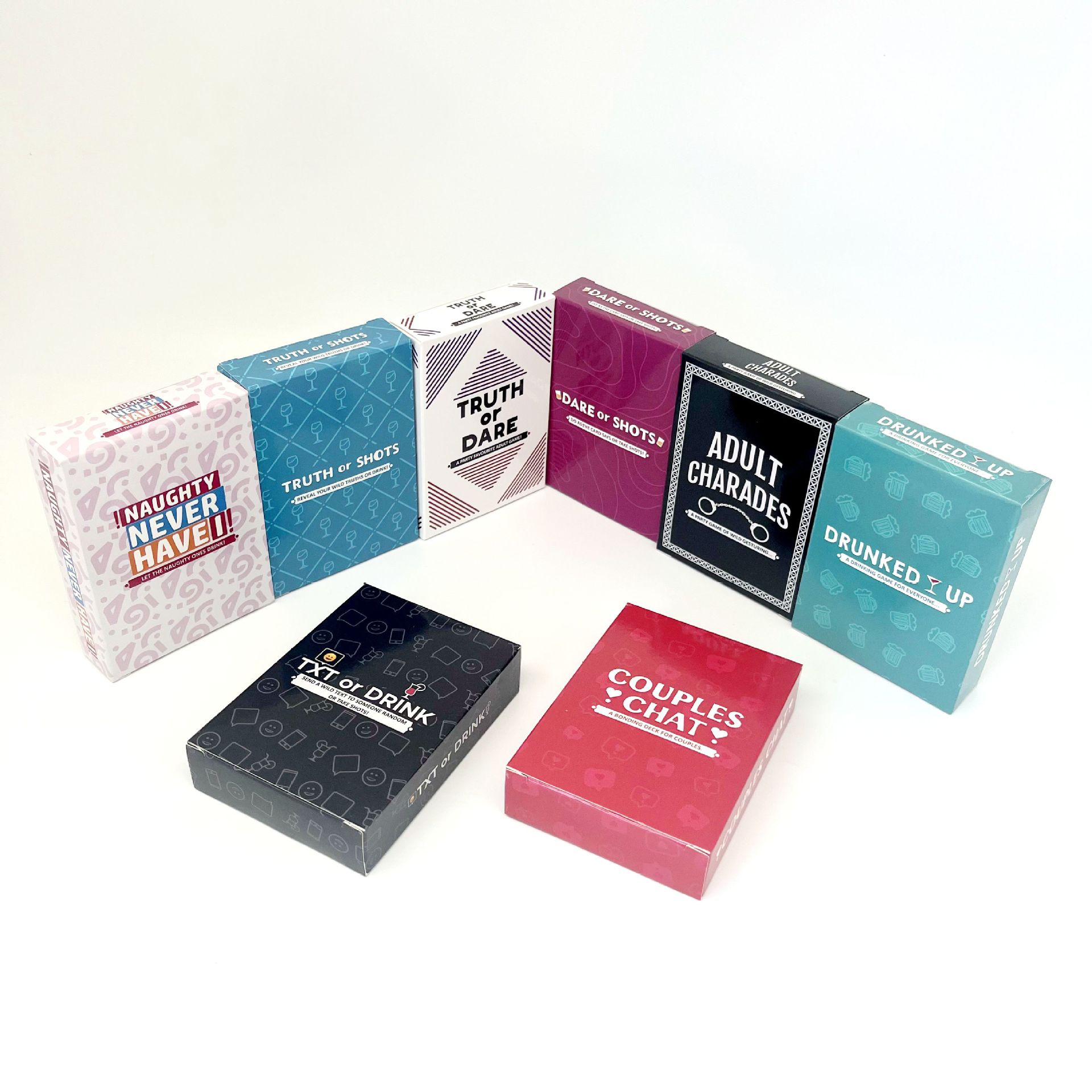 Party Games Questions For Adults - Mehrere Versionen des frechen Erwachsenen-Partyspielsets „Wahrheit