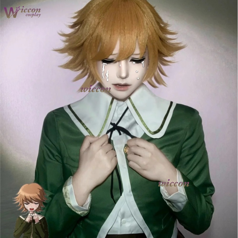Party Games School - Halloween-Party Anime-Perücke: Danganronpa Anime-Spiel Cosplay Chihiro