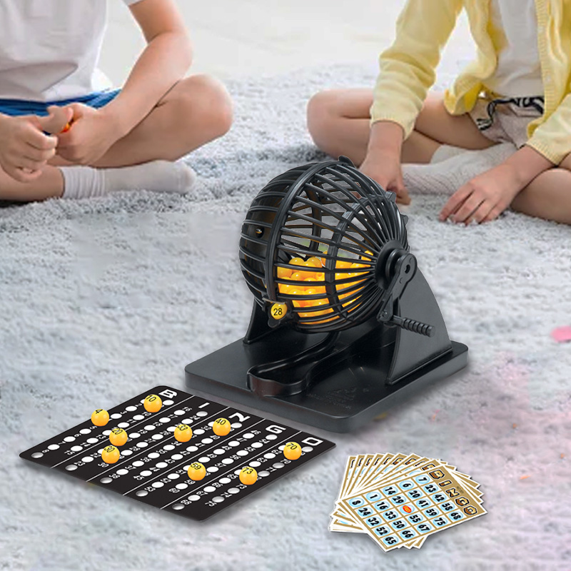 Party Games Group - Bingo-Lotterie-Maschinenkäfig-Sweepstakes für Familie, große Party, Reisen,