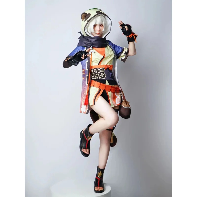Zelda Party Games - Genshin Impact Sayu Cosplay Kostüm Erwachsene