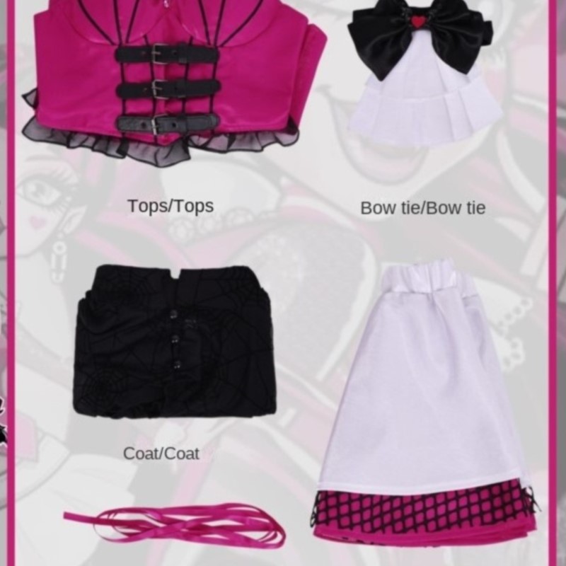 Party Games School - Anime Vampir Draculaura Cosplay Kostüme Anime