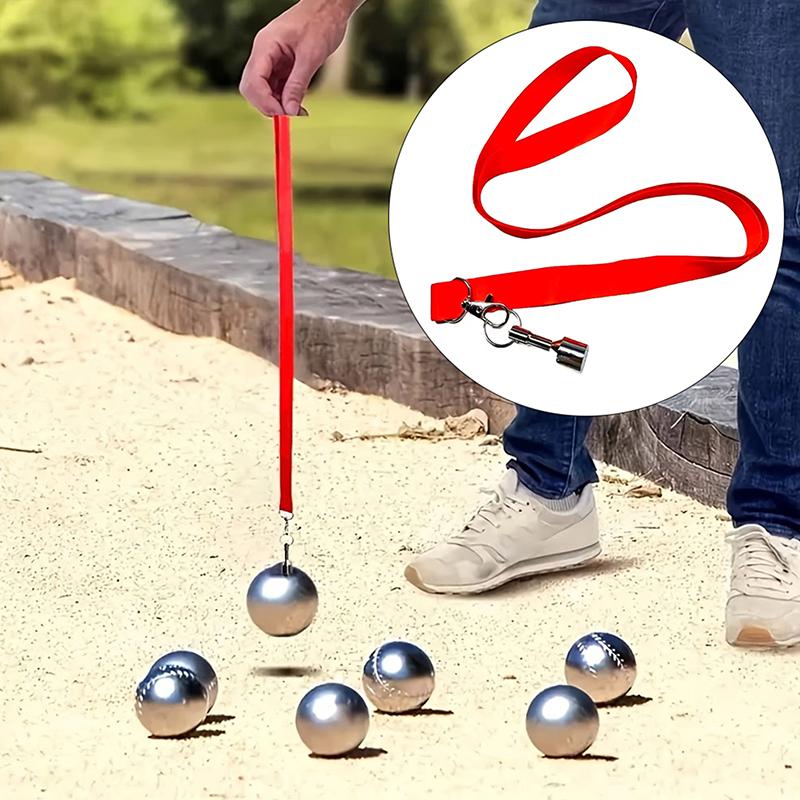 Bocce Ball Lawn - Magnetischer Ballgreifer, tragbares Boccia-Ball-Sammelgerät, Recycling-Vorrichtung für