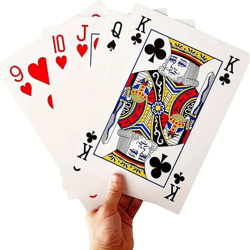Party Games Adult Birthday - Super Jumbo Übergroße Spielkarten 2x Größer