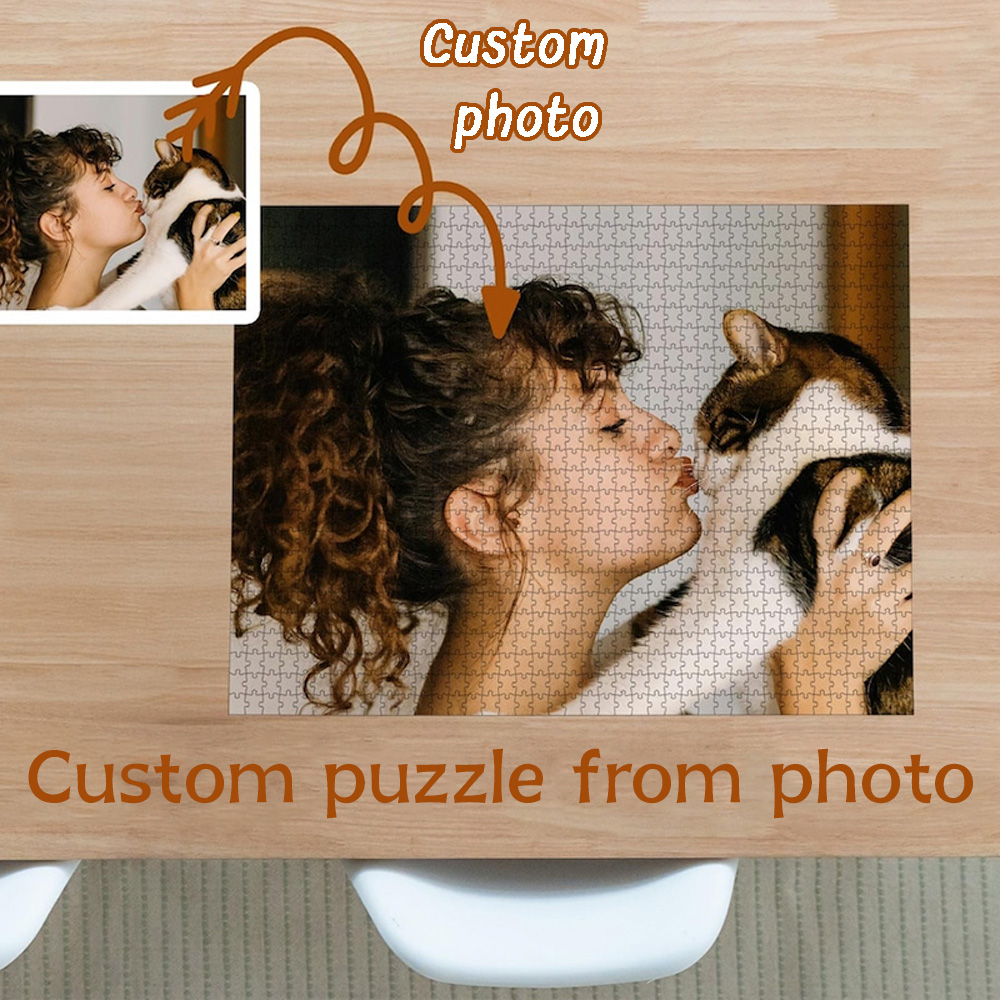 Party Games School - Personalisiertes Bild-Holzpuzzle 35/300/500/1000 Teile Individuelles Foto
