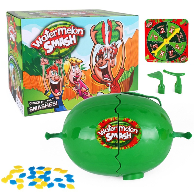 Party Games Adult Birthday - Wasserspritz-Wassermelonen-Partyspiel für Kinder, Puzzle-Spielzeug, Eltern-Kind-Spaß, Tischspiel,