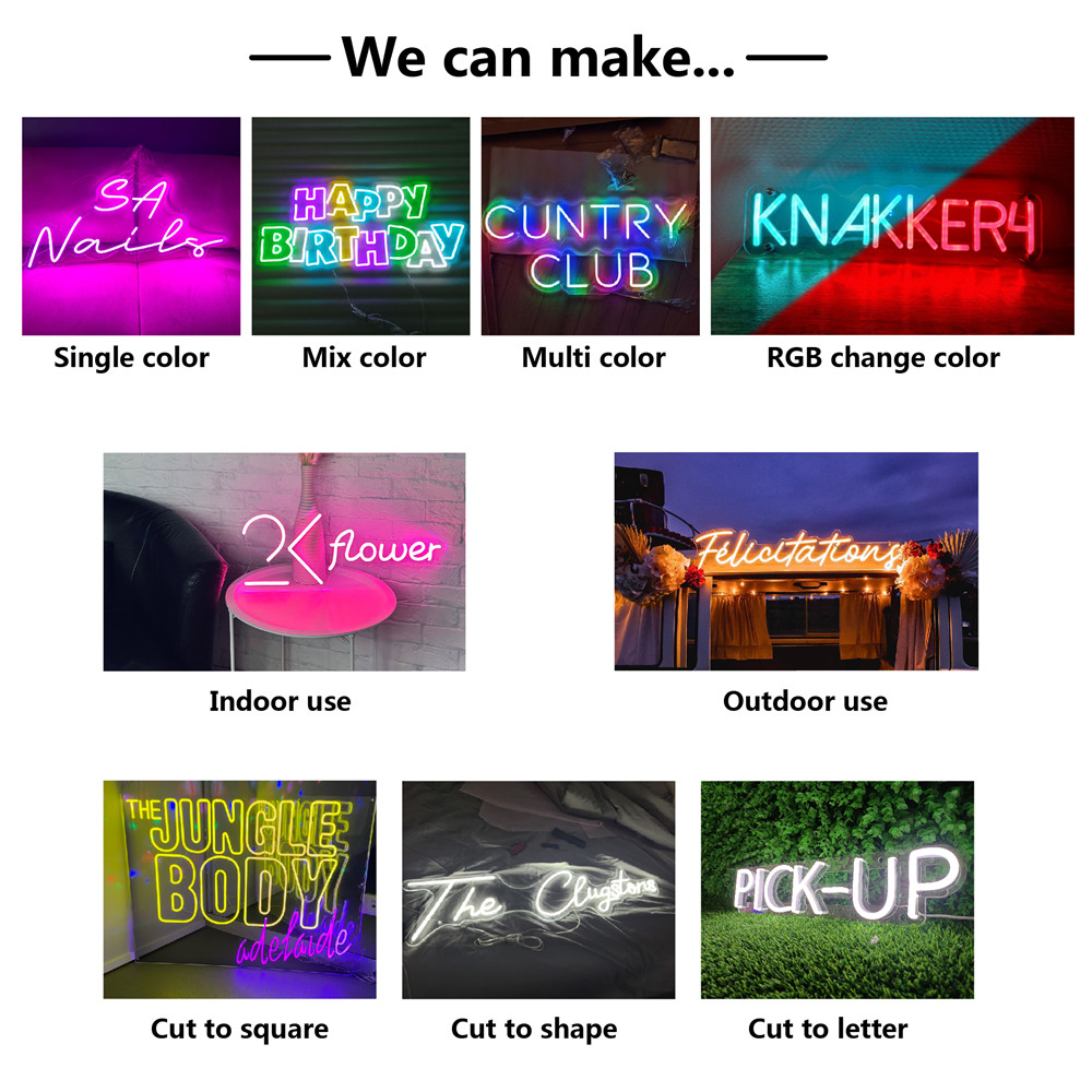 Anpassbares LED-Neonschild mit – Party Games Name Bewertung und Preis
