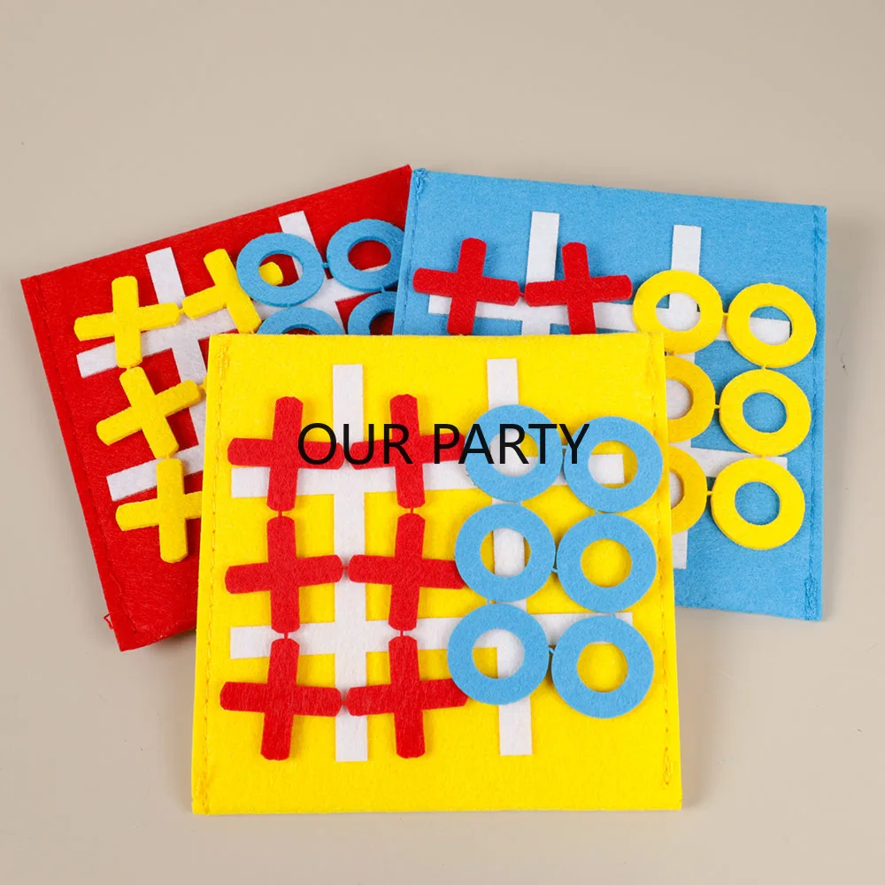 5 Sets Filz Tic Tac Toe Famili – Party Games Easter For Family Bewertung und Preis