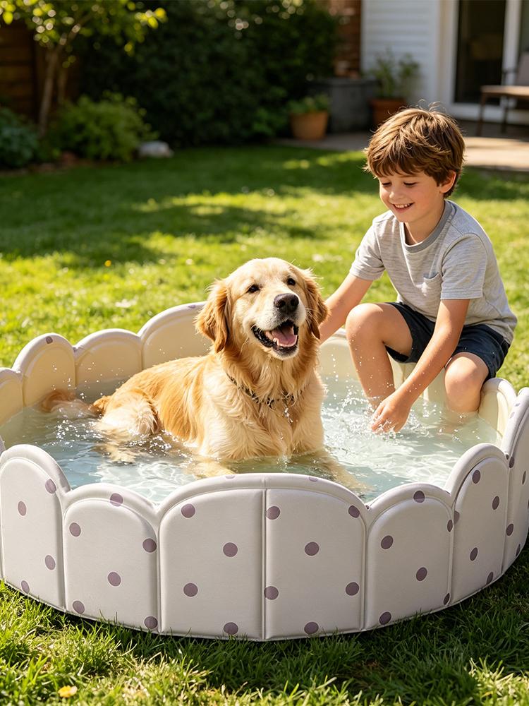 Faltbarer Haustierpool, nicht  – Kubb Game Yard Bewertung und Preis