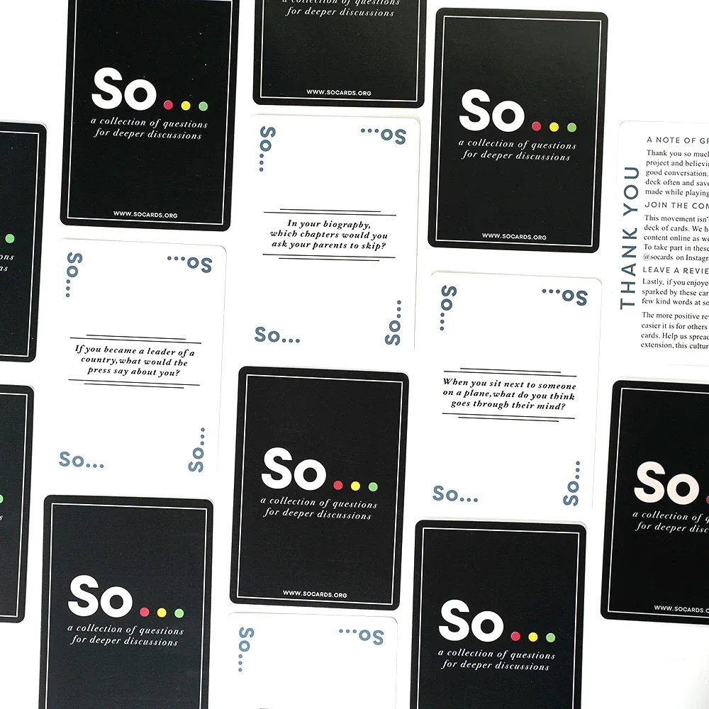Hochwertige So-Cards Konversat – Party Games Questions For Adults Bewertung und Preis