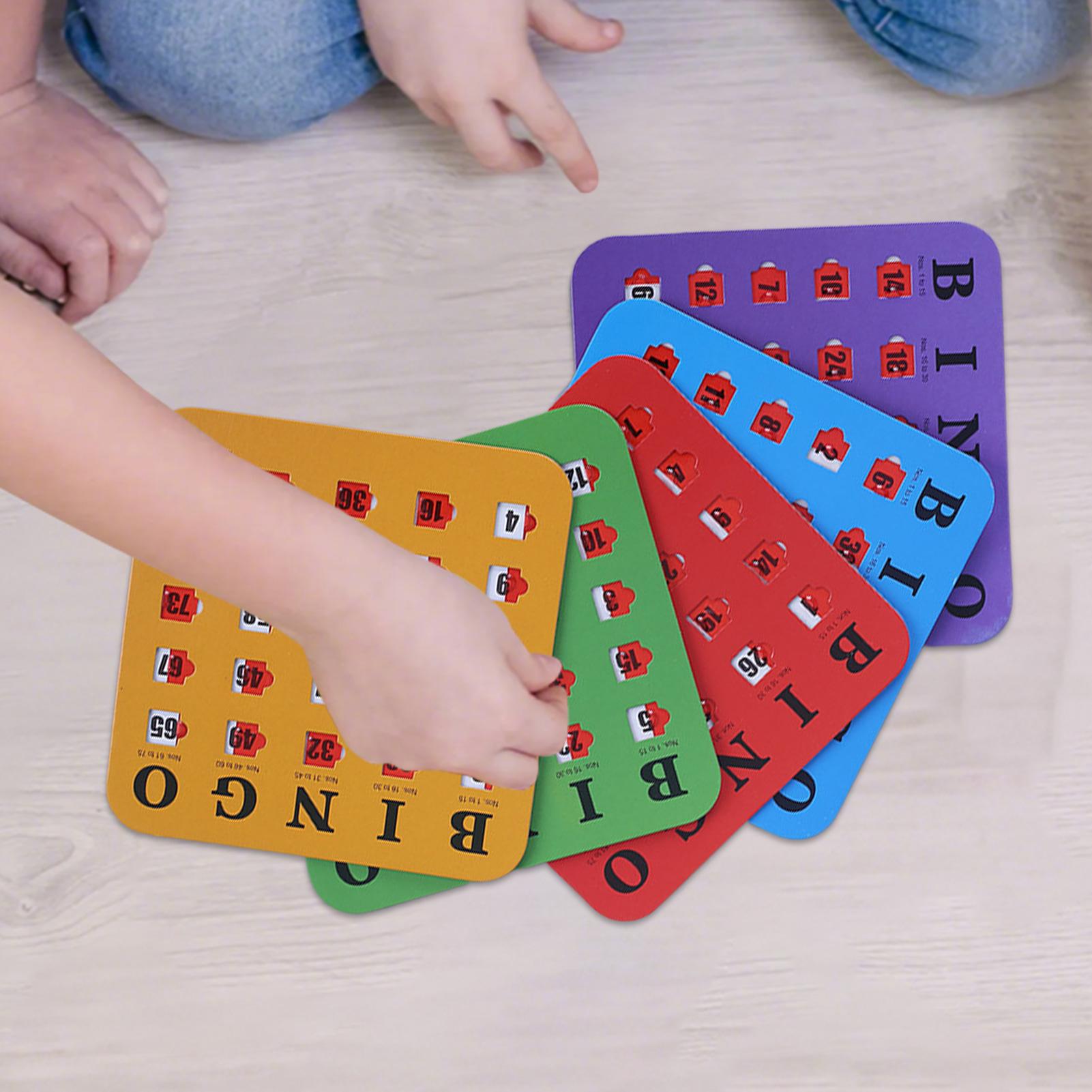 5 Stück Schiebe-Bingo-Spielkar – Party Games Board Game Bewertung und Preis