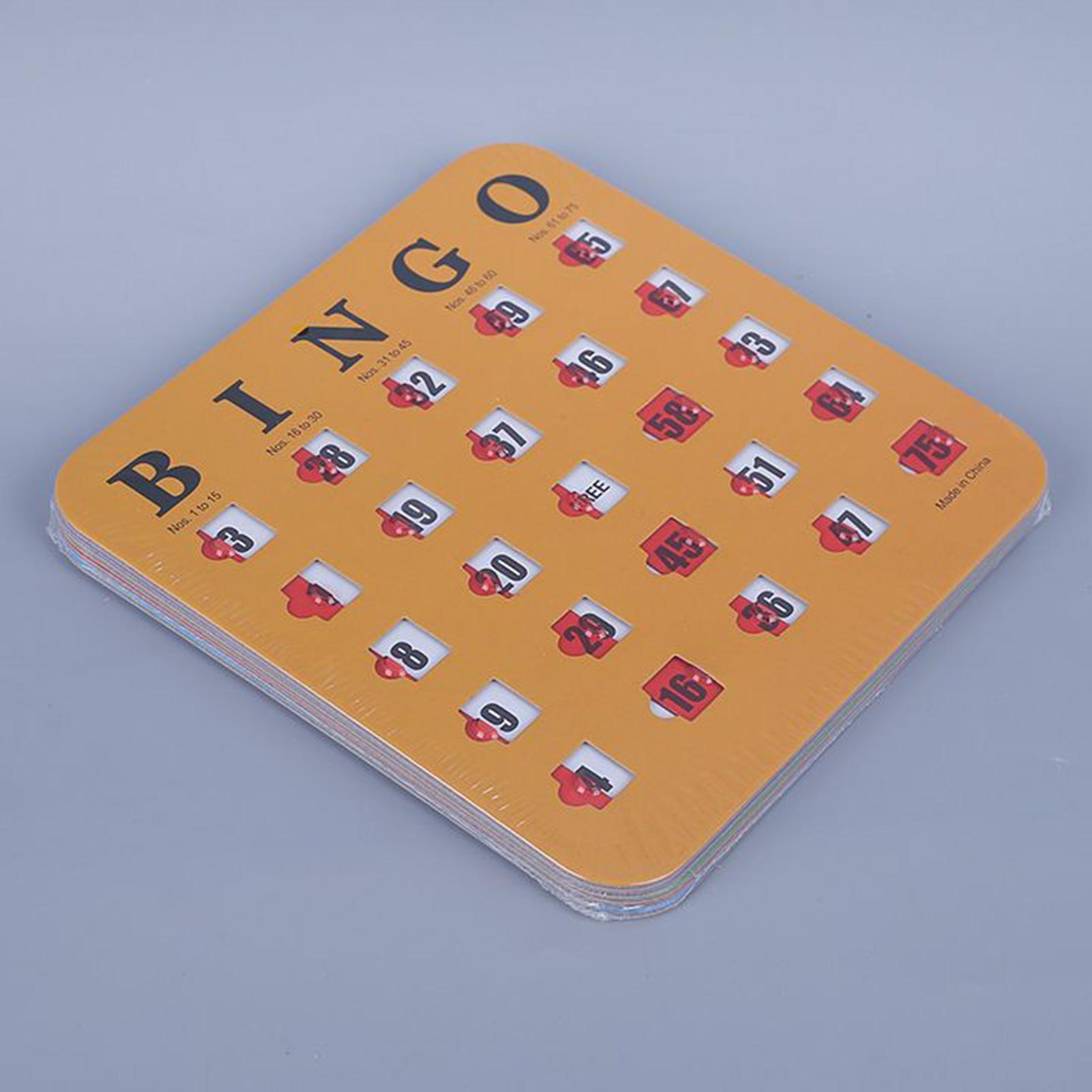 5 Stück Schiebe-Bingo-Spielkar – Party Games Board Game Bewertung und Preis