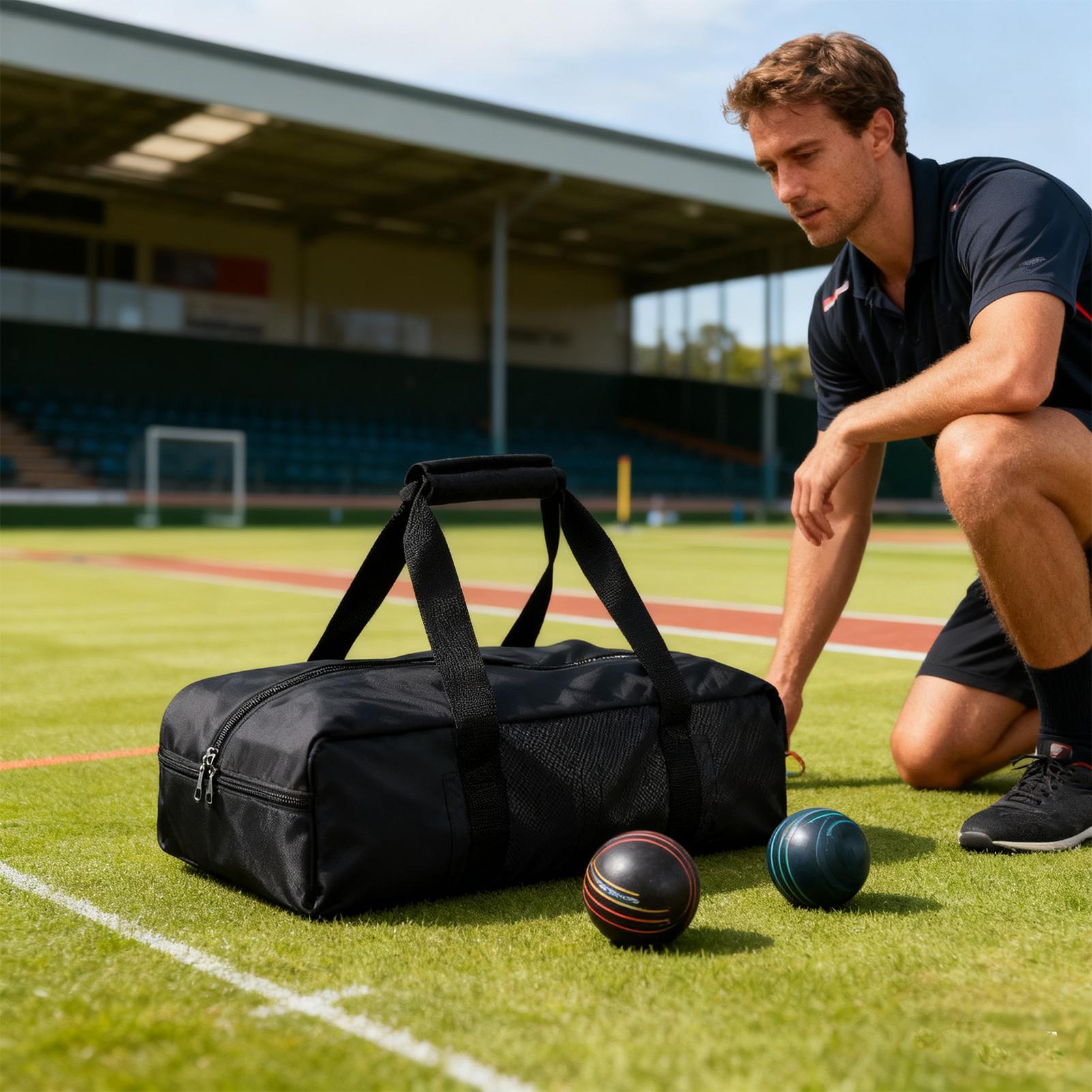 Balltaschen, 8 Fächer, wasserd – Bocce Ball Lawn Bewertung und Preis