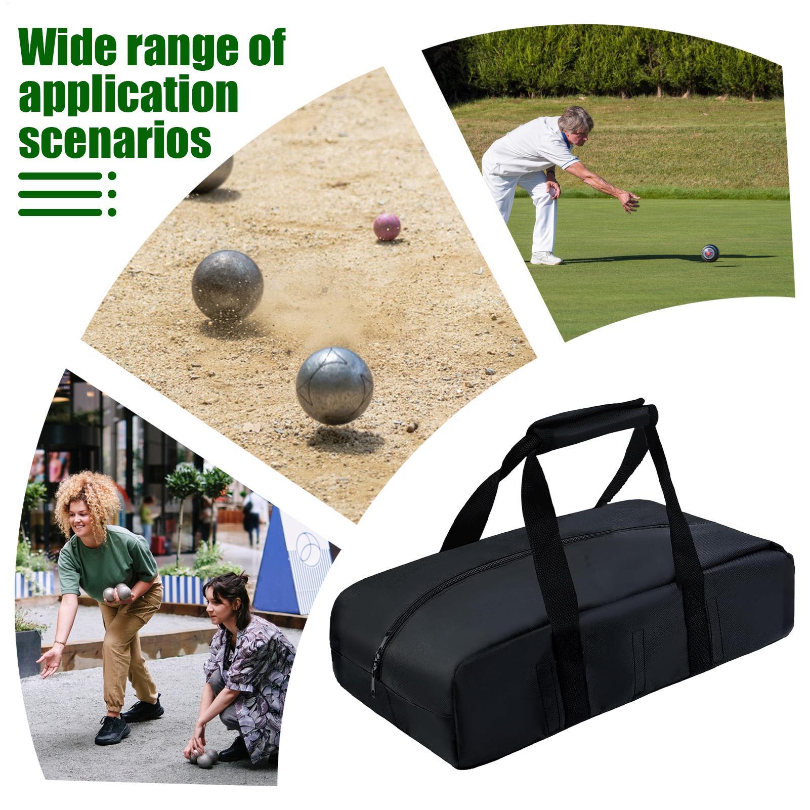 Balltaschen, 8 Fächer, wasserd – Bocce Ball Lawn Bewertung und Preis
