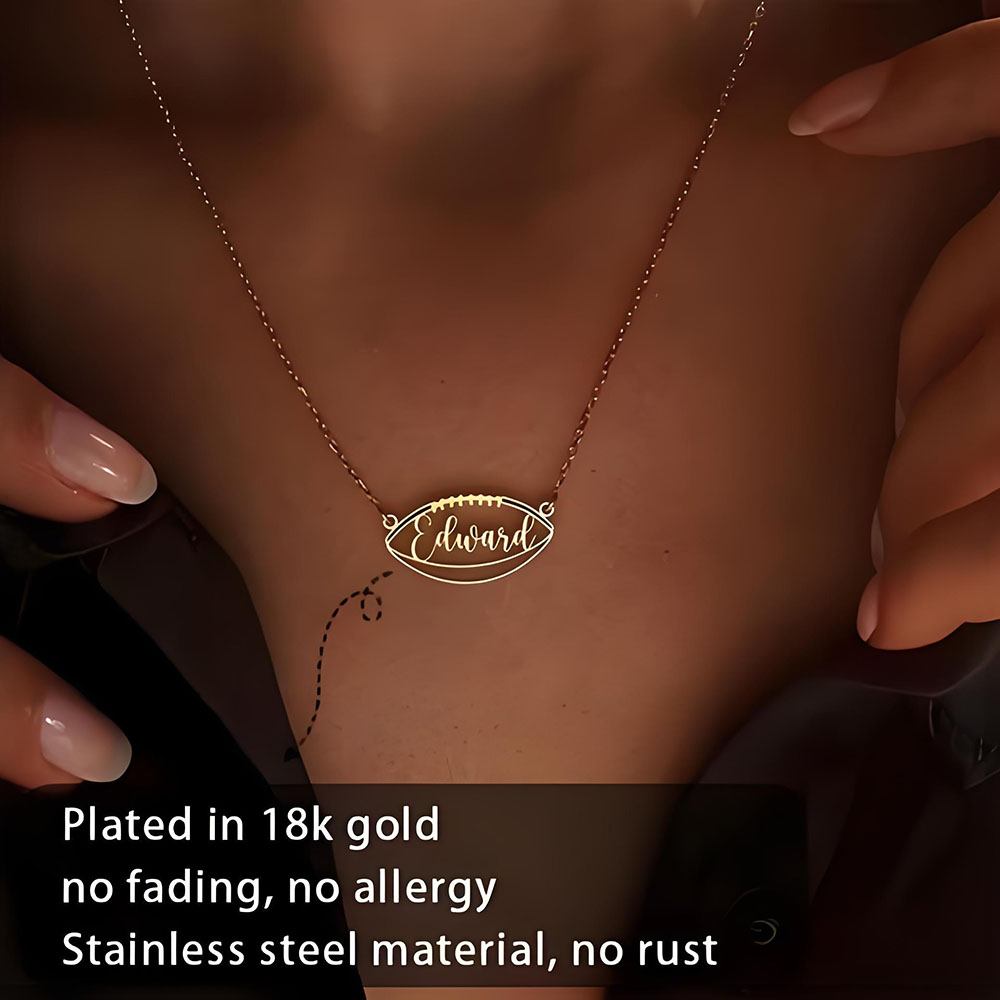 18K Gold Personalisierte Fußba – Party Games Name Bewertung und Preis