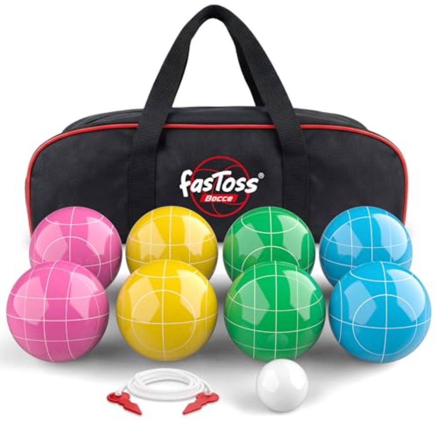 Boccia-Set für Garten und Stra – Bocce Ball Lawn Bewertung und Preis