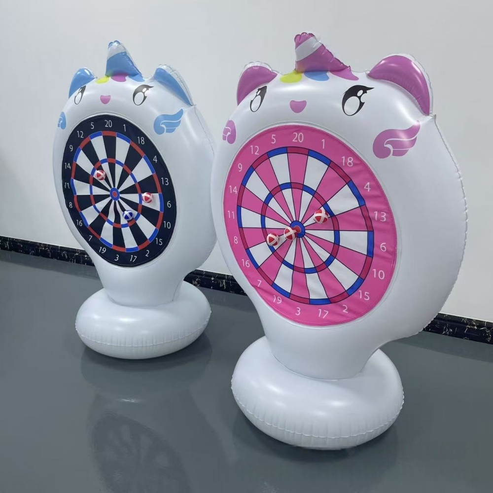 Aufblasbare Einhorn Werfen Spi – Party Games Kids Outdoor Bewertung und Preis