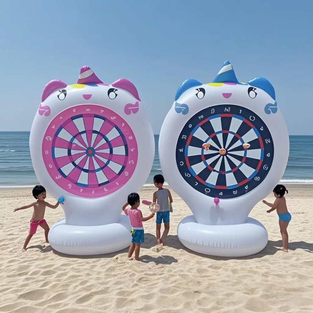 Aufblasbare Einhorn Werfen Spi – Party Games Kids Outdoor Bewertung und Preis