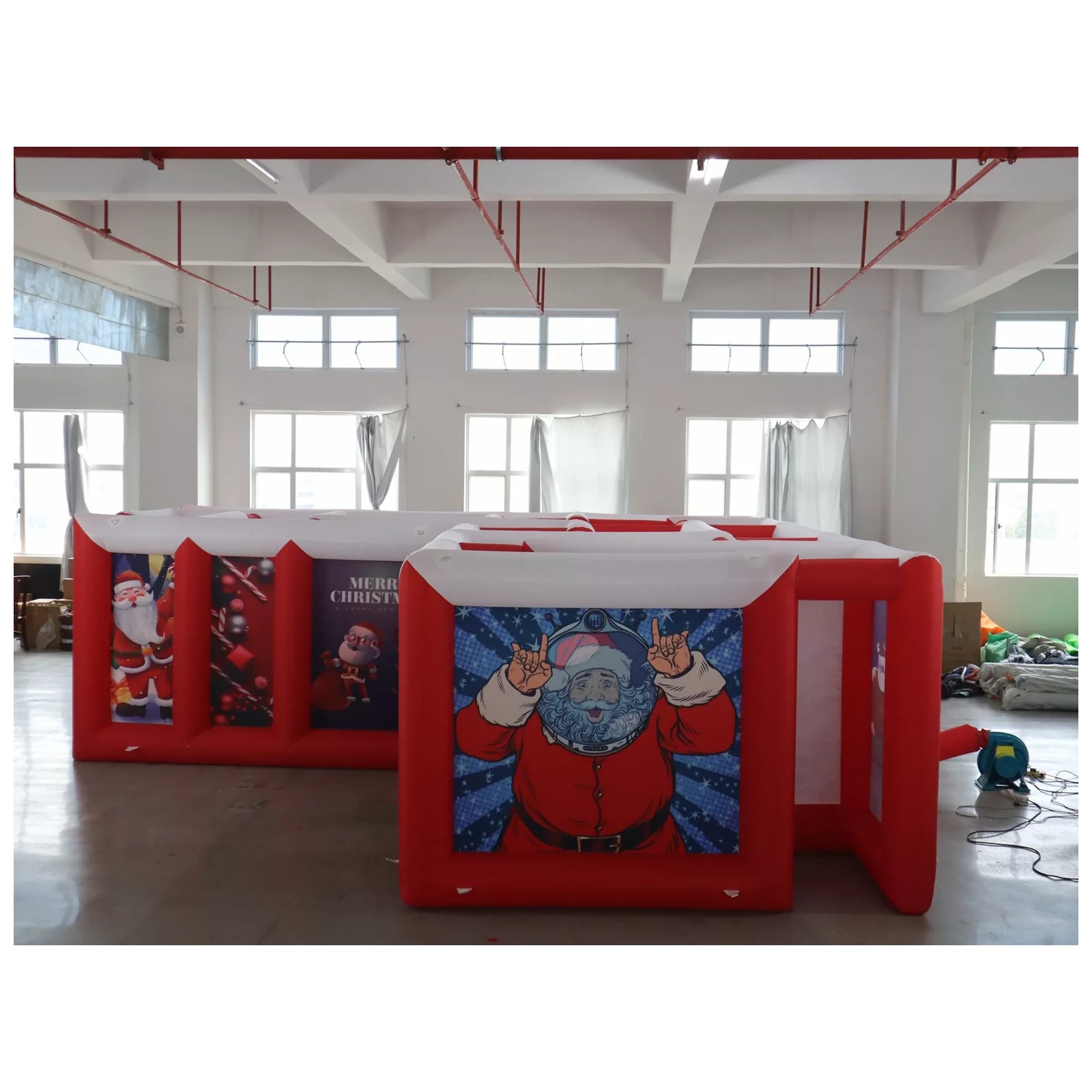 Großes rot-weißes aufblasbares – Party Games Kids Outdoor Bewertung und Preis