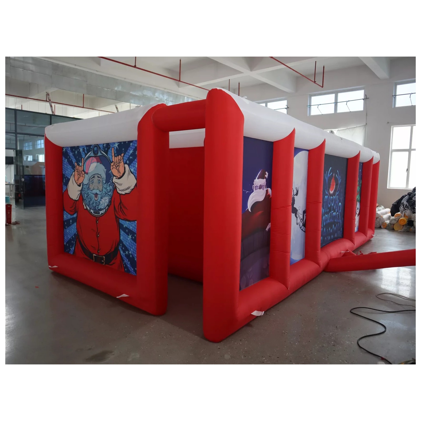 Großes rot-weißes aufblasbares – Party Games Kids Outdoor Bewertung und Preis