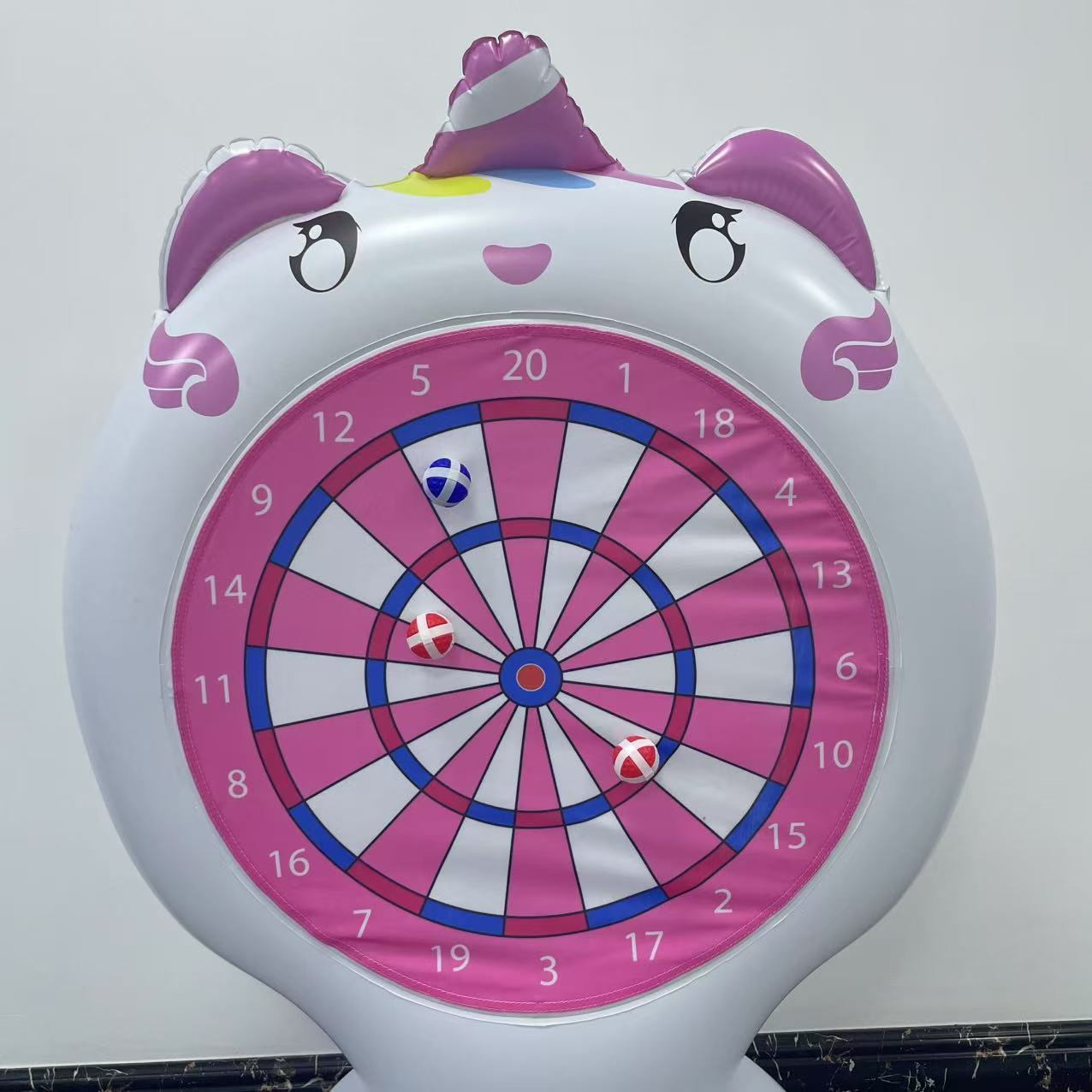 Aufblasbare Einhorn Werfen Spi – Party Games Kids Outdoor Bewertung und Preis